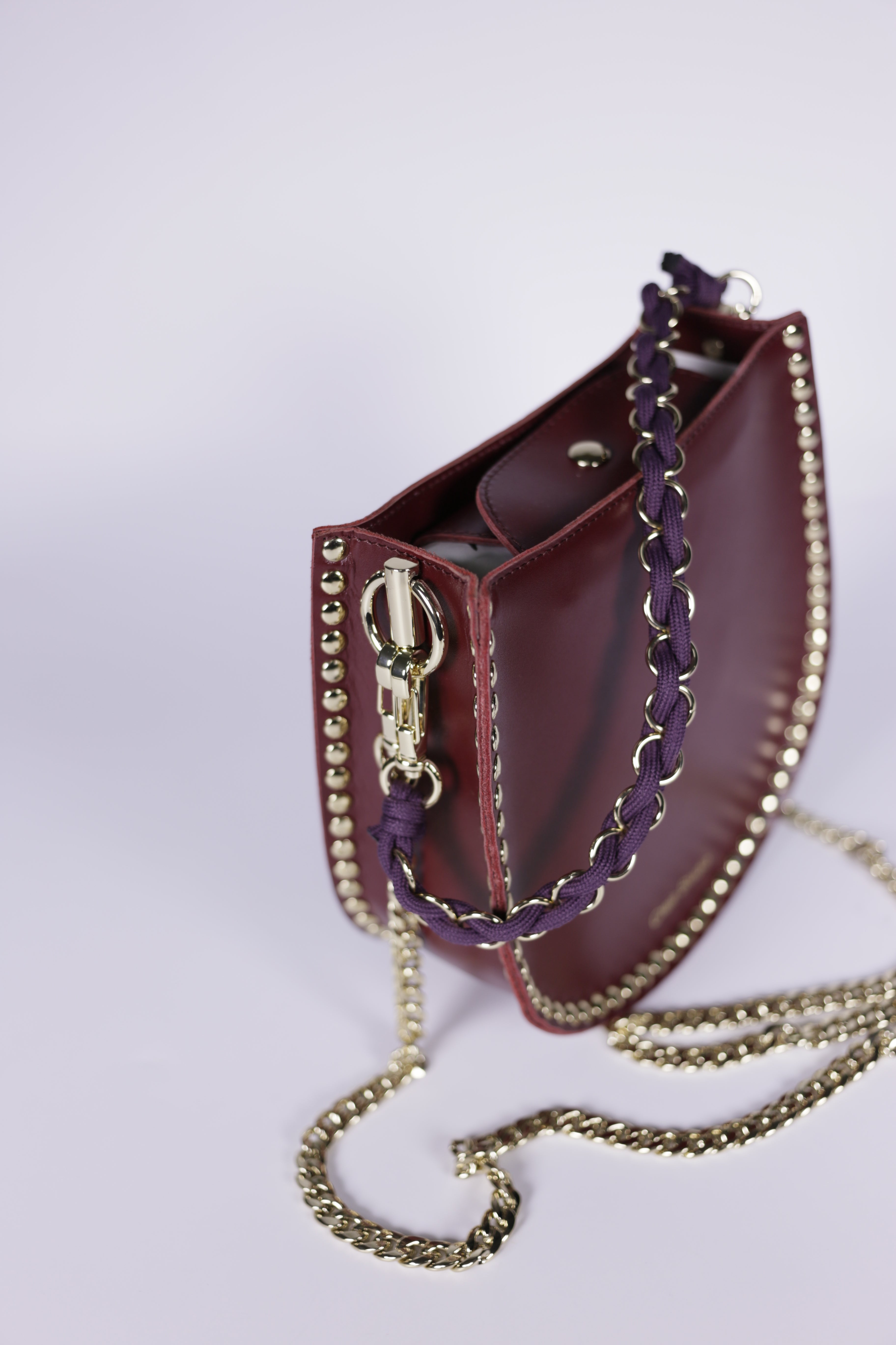 CRAIE STUDIO Oro Clou Bag CHERRY