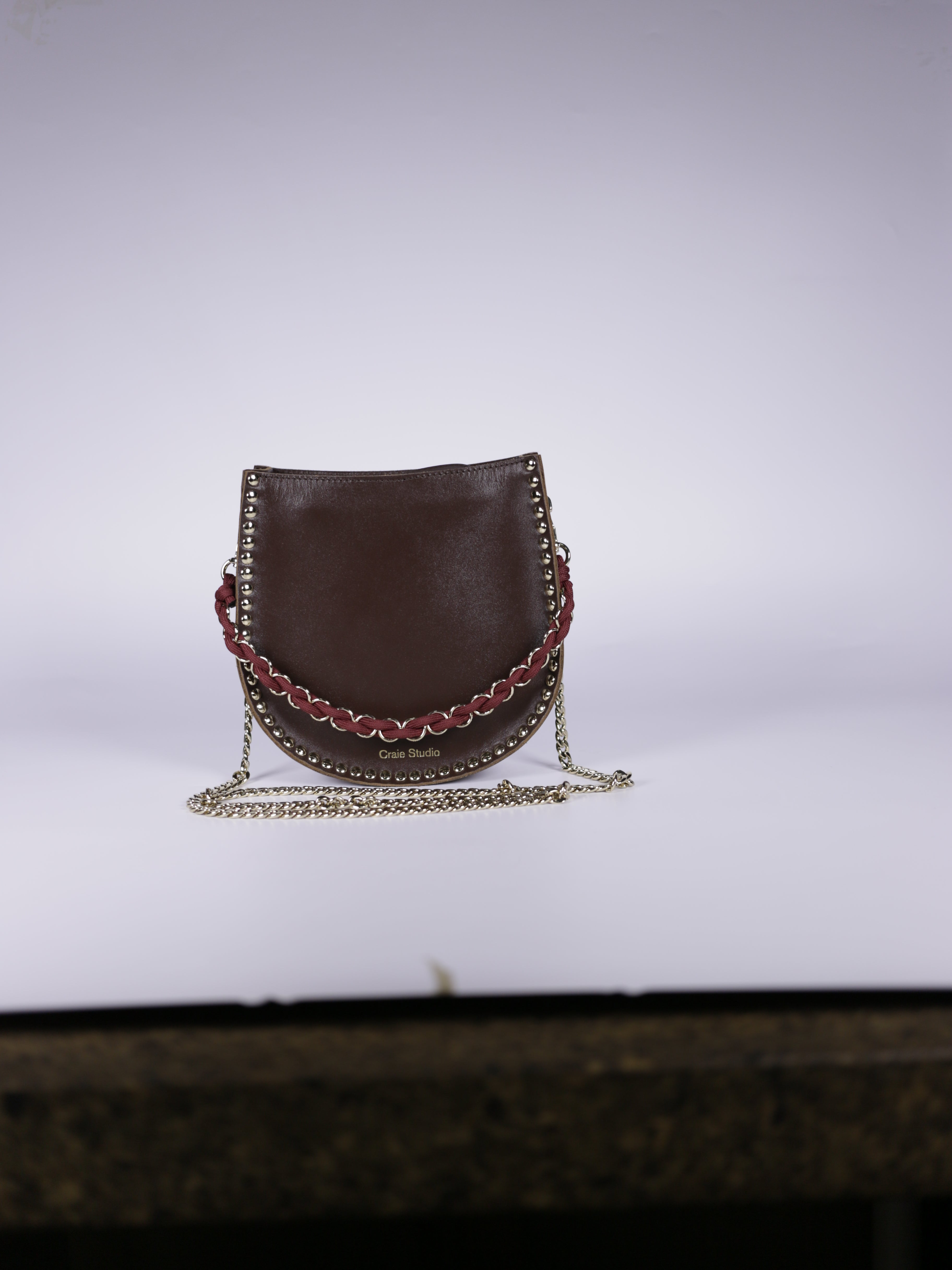 CRAIE STUDIO Oro Clou Bag CHOCOLATE