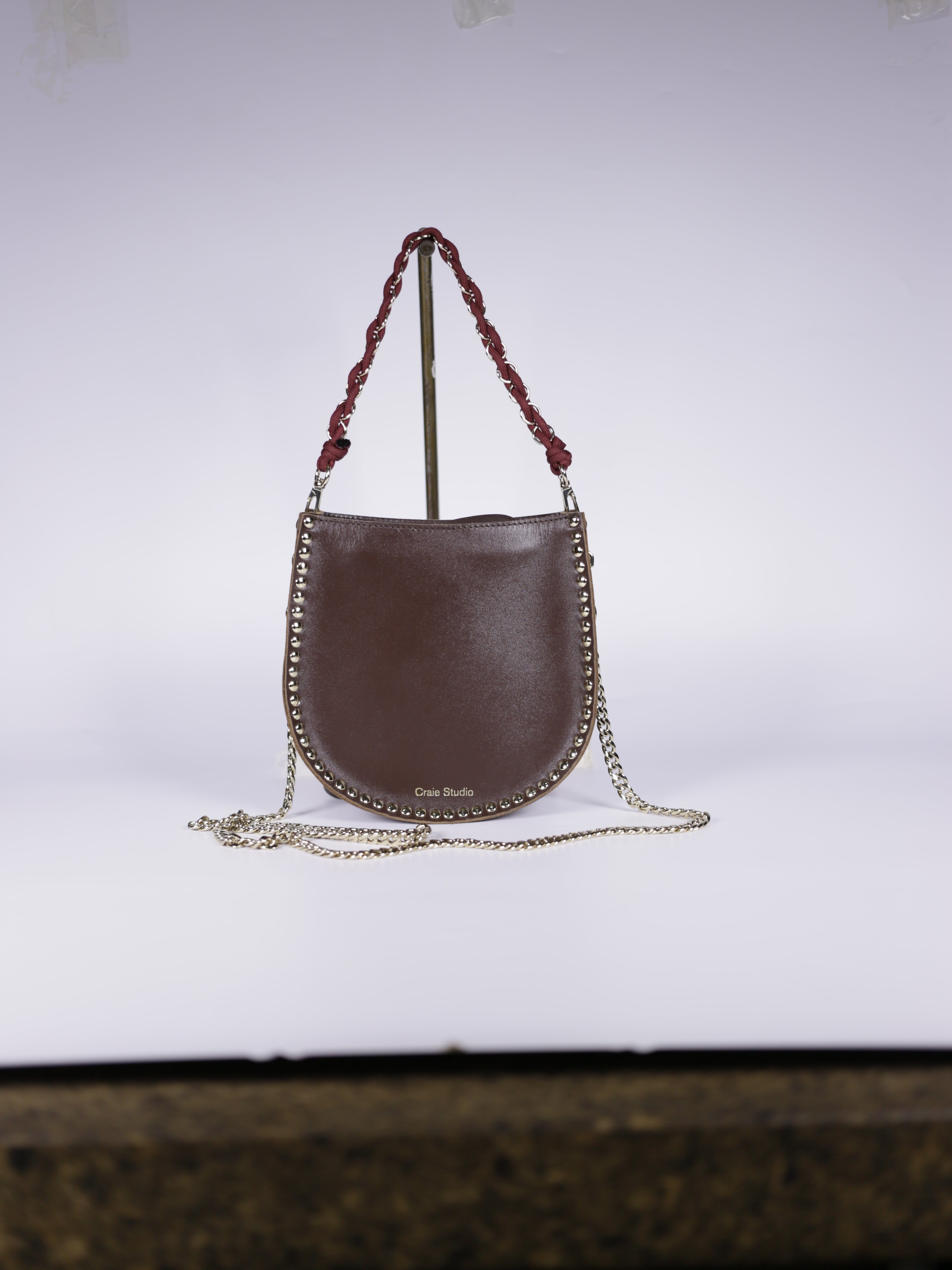 CRAIE STUDIO Oro Clou Bag CHOCOLATE