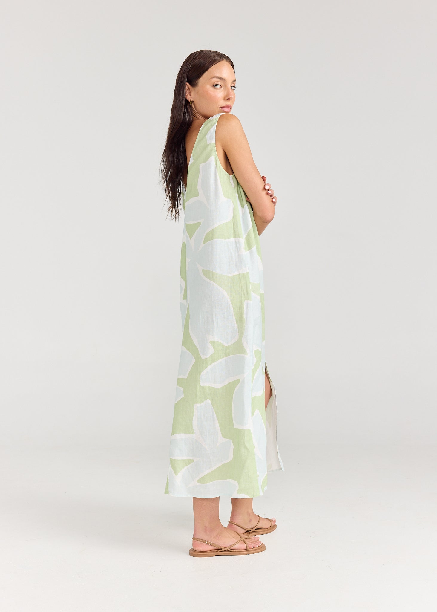PIPPA RIDLEY Jocelyn Dress ALOE IVY