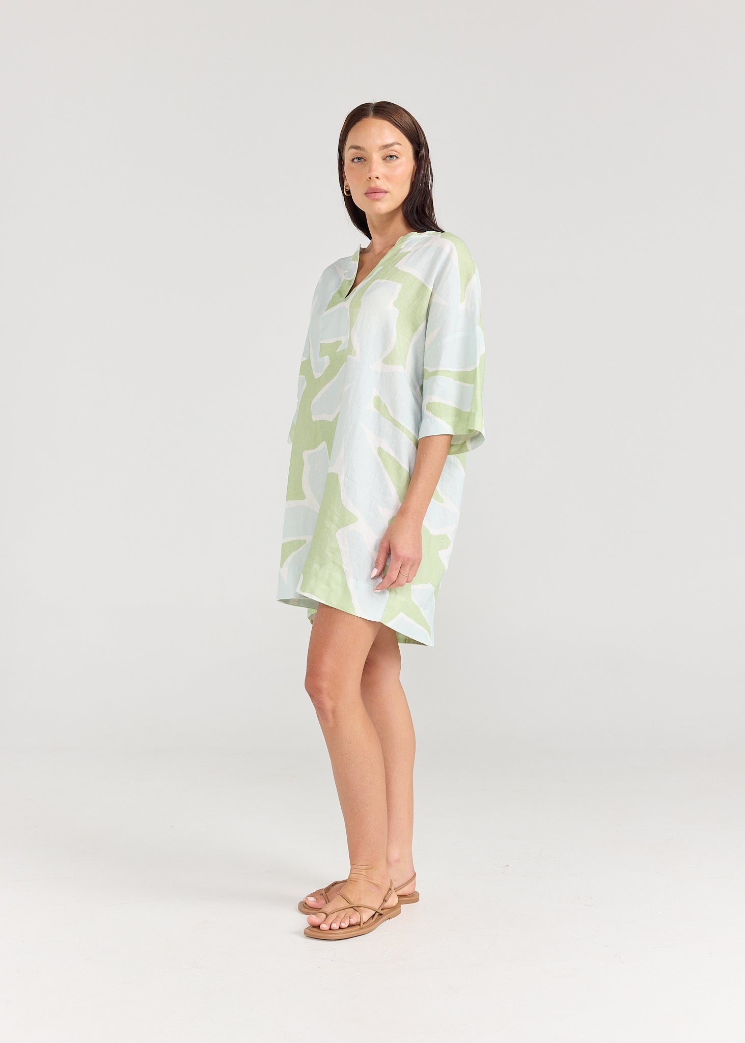 PIPPA RIDLEY Summer Tunic ALOE IVY