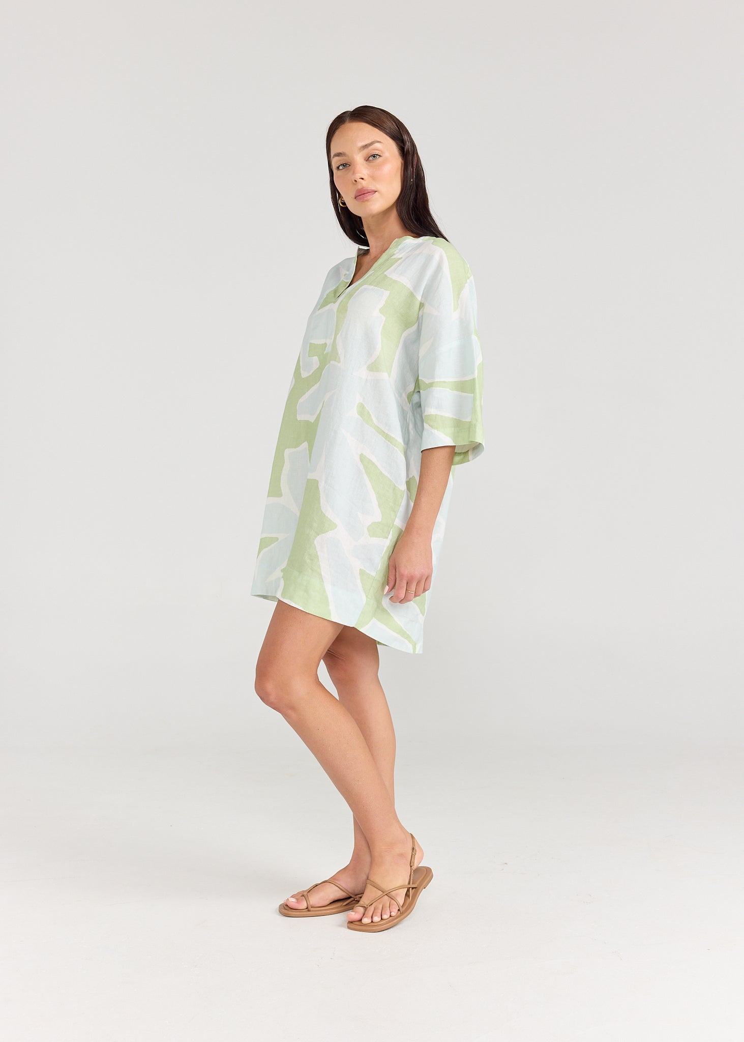PIPPA RIDLEY Summer Tunic ALOE IVY