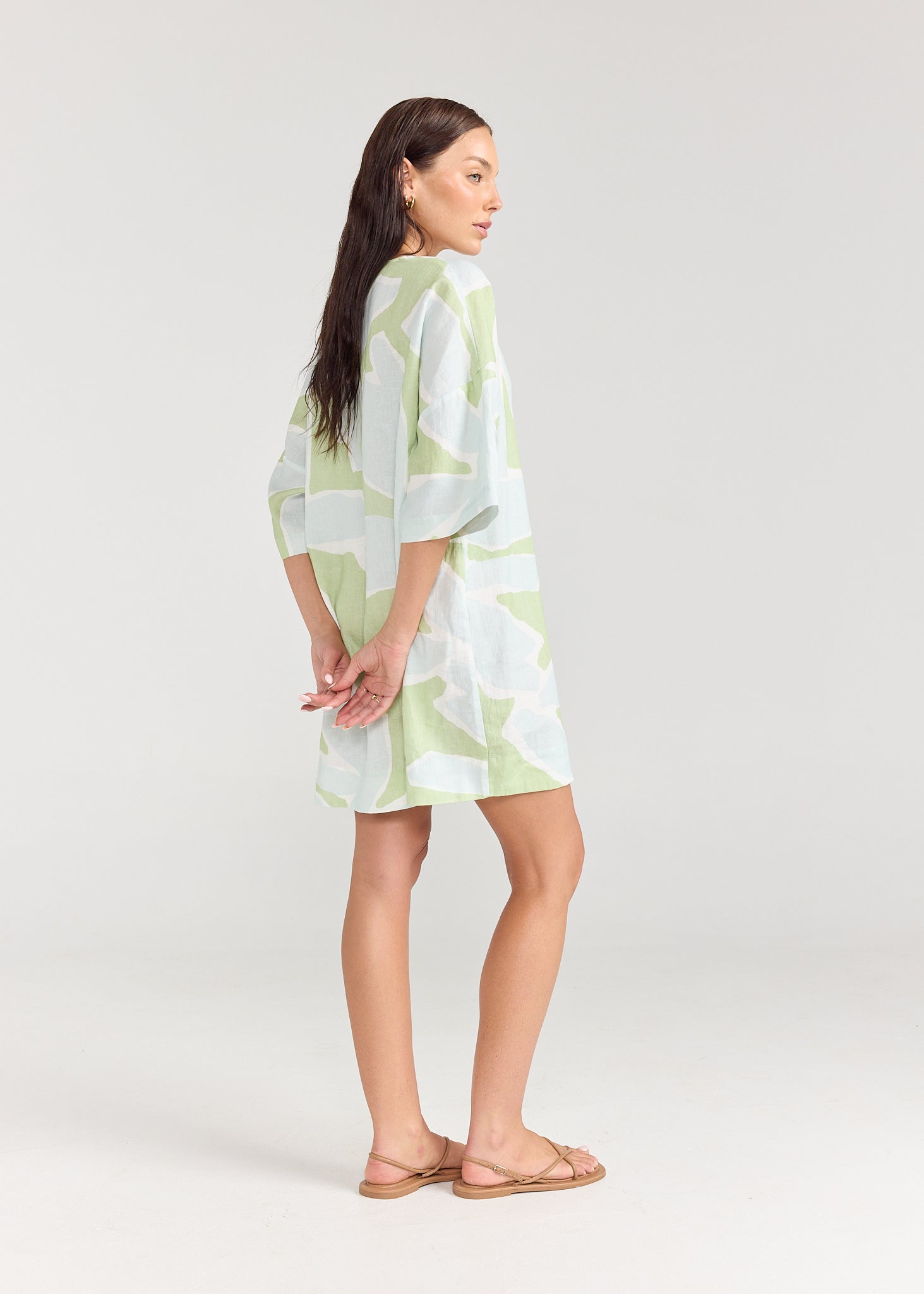 PIPPA RIDLEY Summer Tunic ALOE IVY