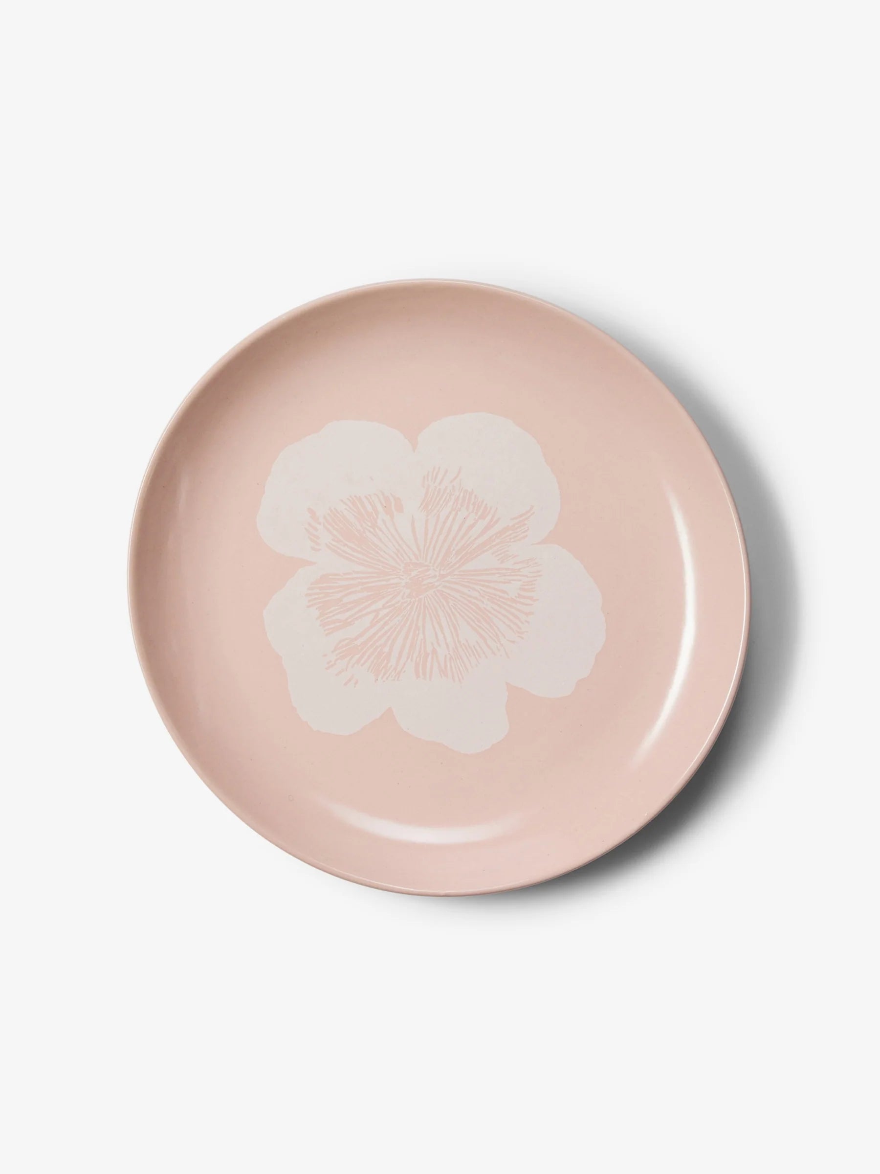 Bonnie and Neil Jardin Pink Plate