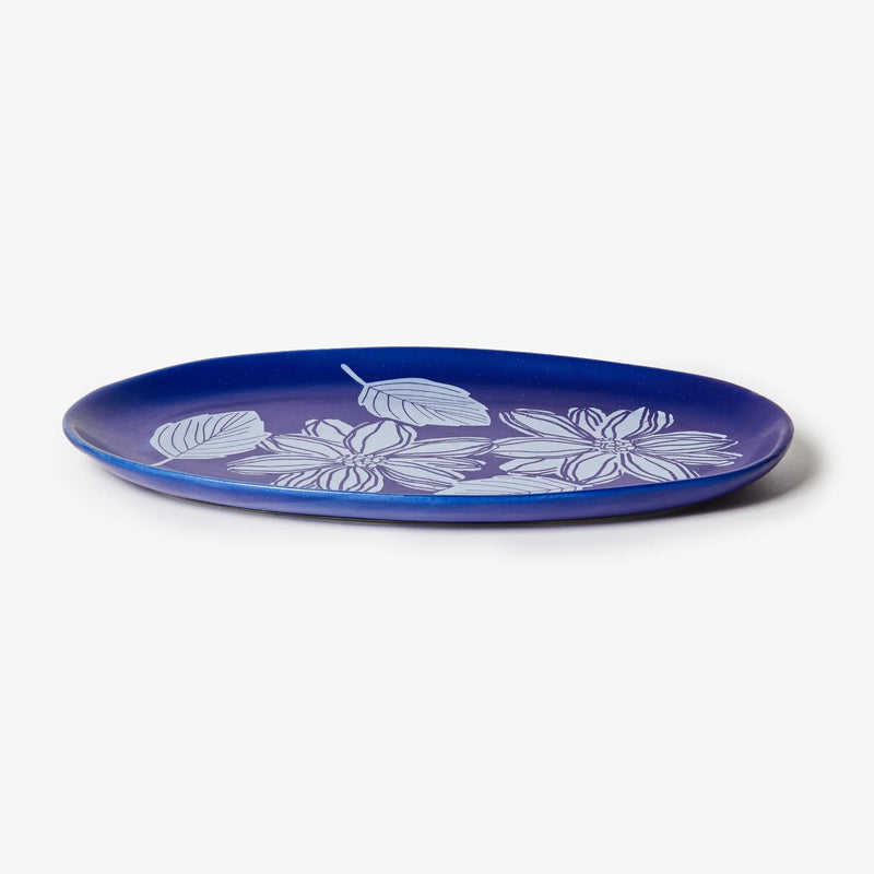 BONNIE & NIEL Margot Oval Plate COBALT