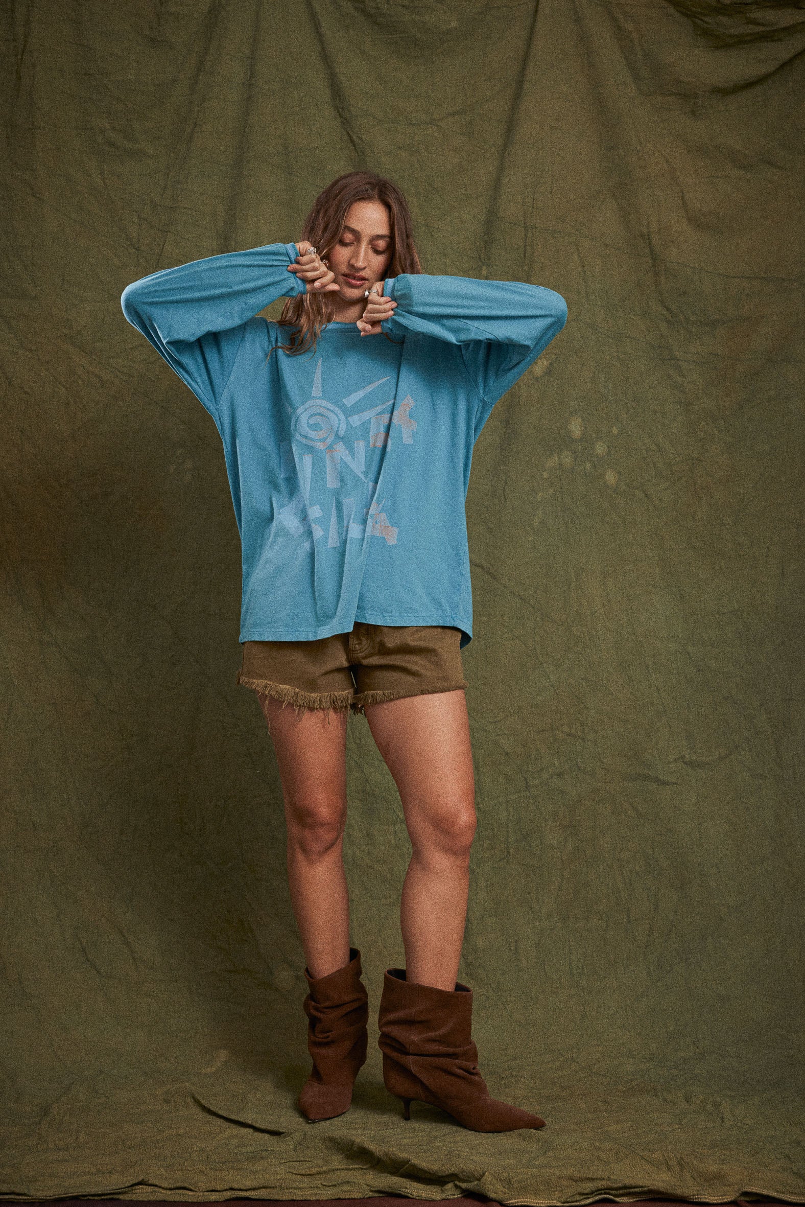 KINGA CSILLA Paper Sun Roses Tee