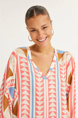 SUMMERY COPENHAGEN Pina Blouse BLUE ALLURE