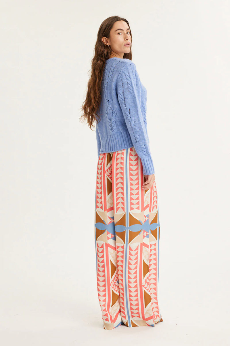 SUMMERY COPENHAGEN Pina Pants BLUE ALLURE