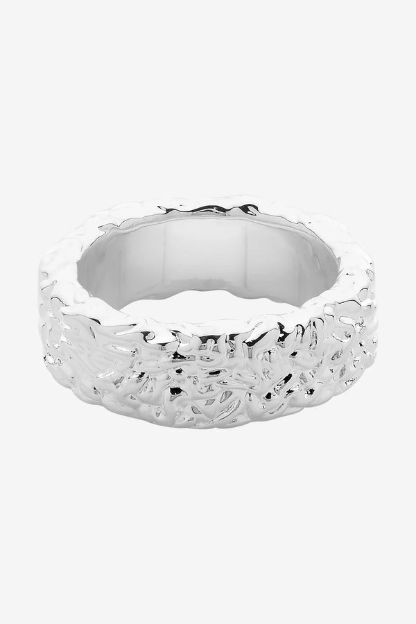 LIBERTE Martha Textured Ring SILVER