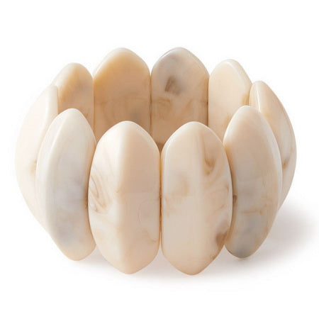 Stretch Resin Bangle VANILLA
