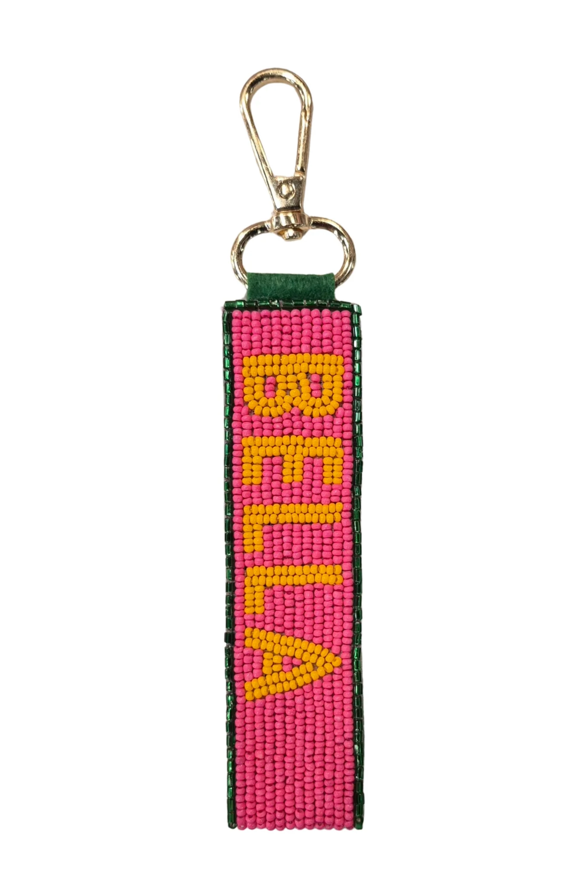 ZODA Ciao Bella Keyring GREEN TRIM