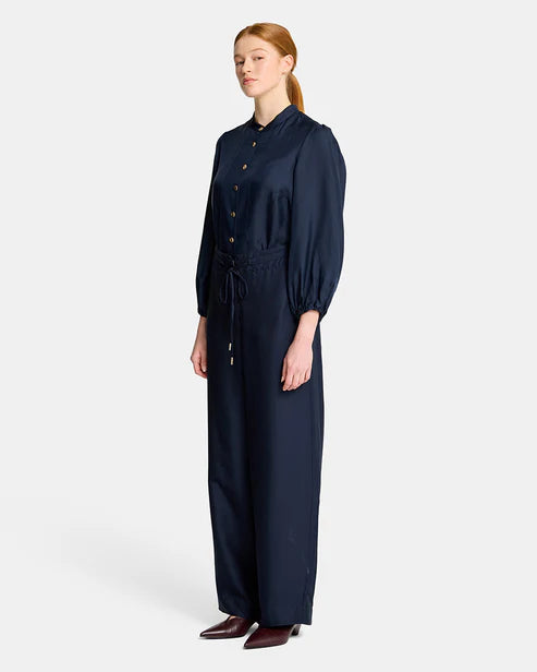 ARLINGTON MILNE Rosa Wide Leg Pant NAVY