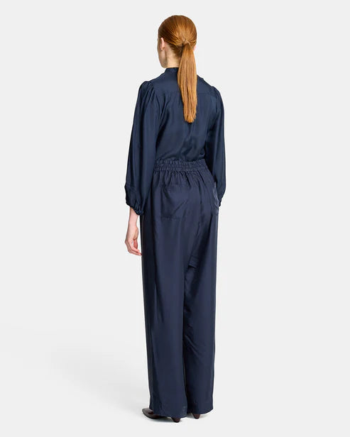 ARLINGTON MILNE Rosa Wide Leg Pant NAVY