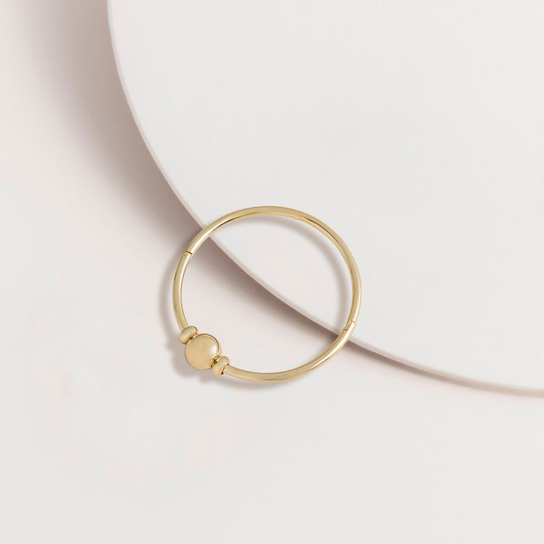 Ball Hinged Bangle GOLD