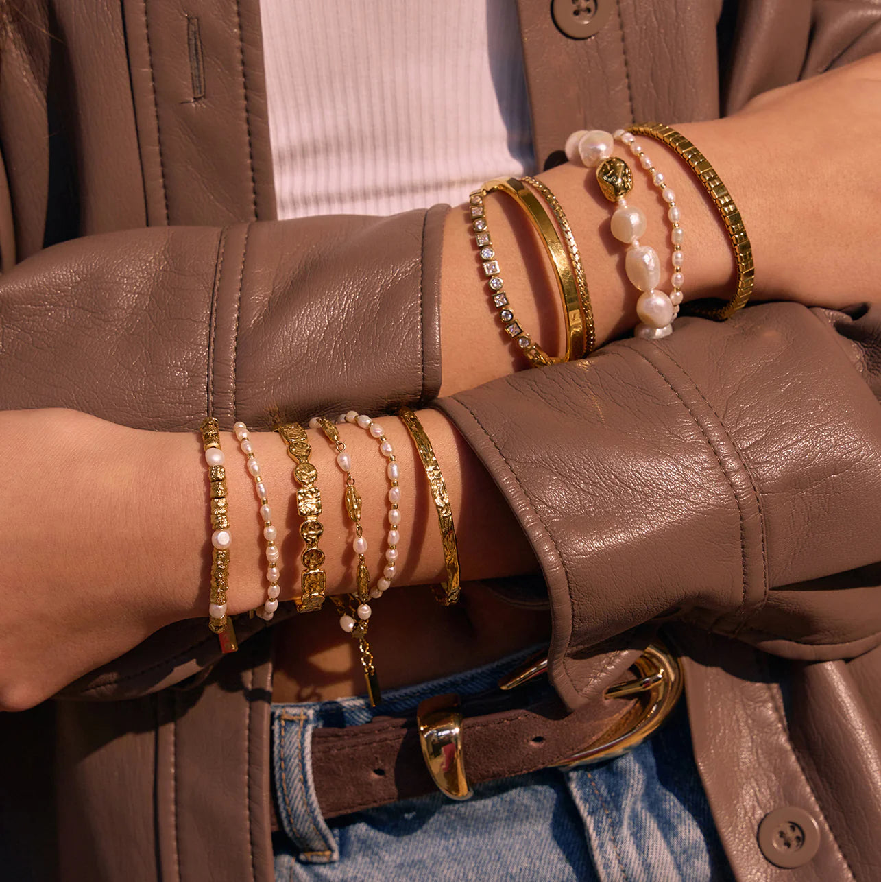 Arms of Eve Zilla Cuff GOLD