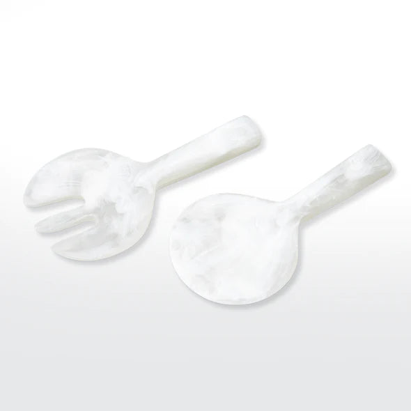 NASHI Short Salad Servers WHITE