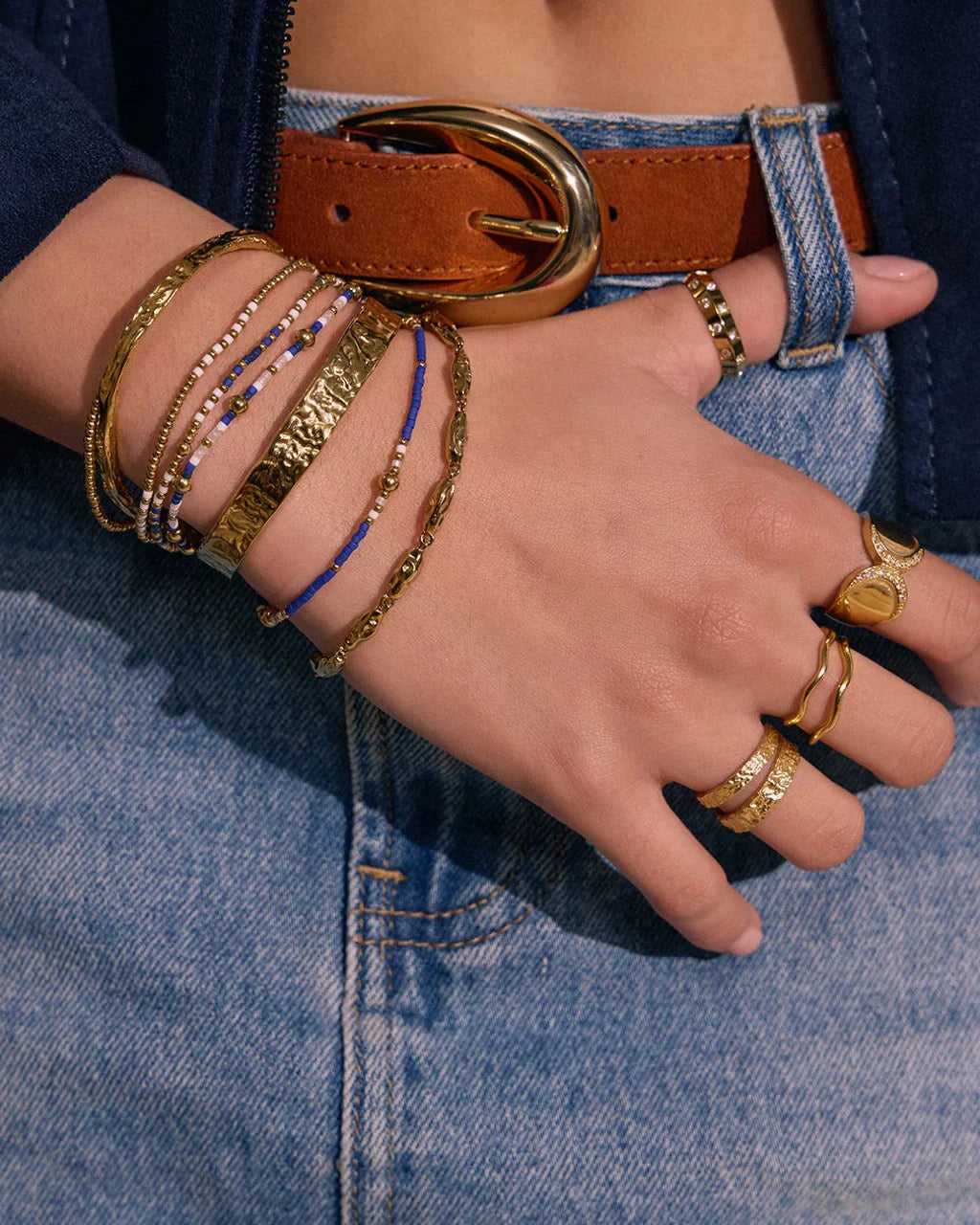 Arms of Eve Nellie Bracelet NAVY