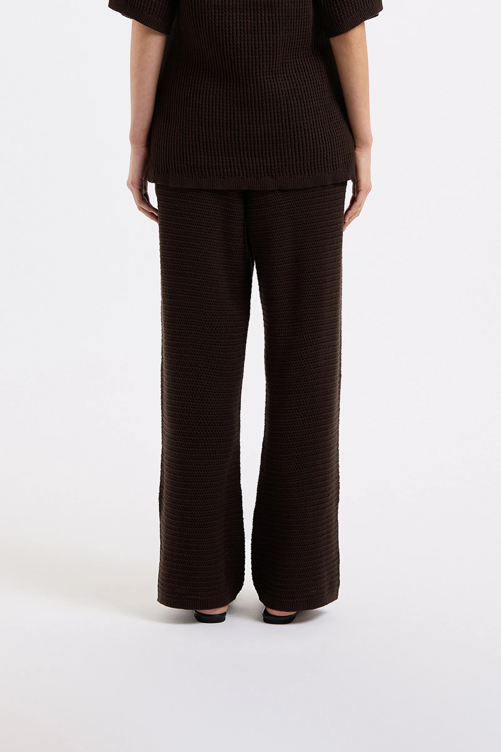 NL Willow Crochet Pant ESPRESSO