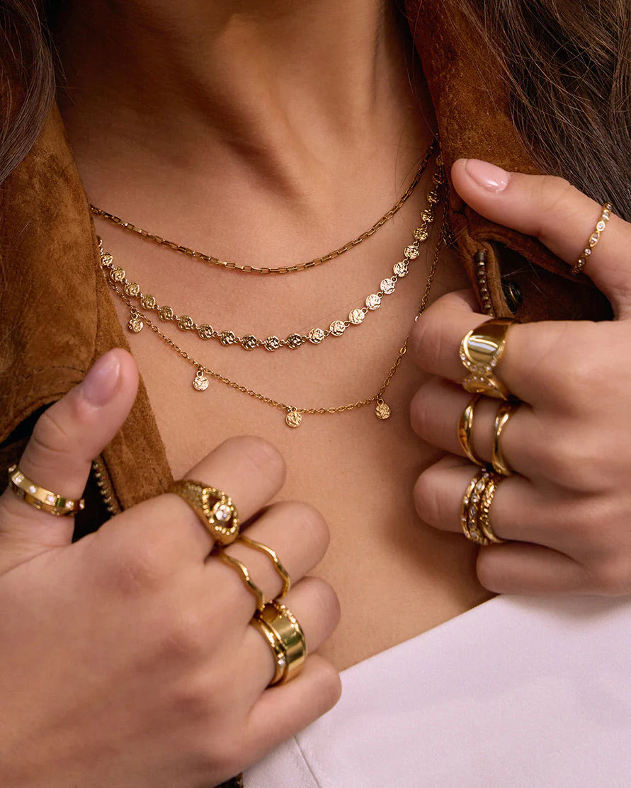 Arms of Eve Atlas Necklace GOLD