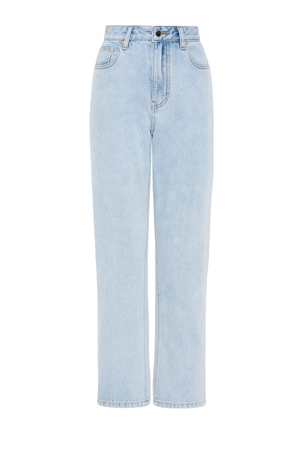 NUDE LUCY Organic Straight Leg Jean CLEAR BLUE