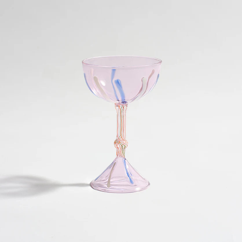 KAS Sabrina Cocktail Glasses Pink