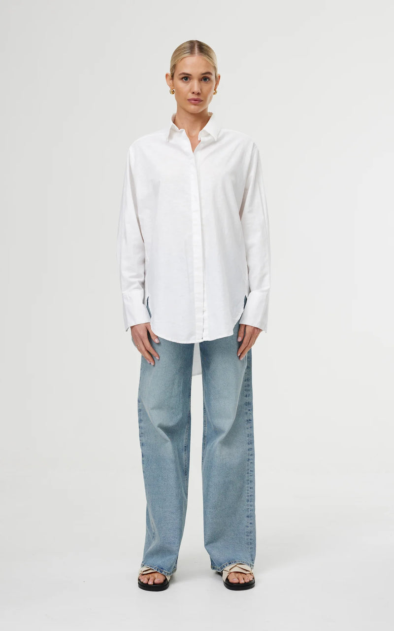 KINNEY Sadie Shirt IVORY