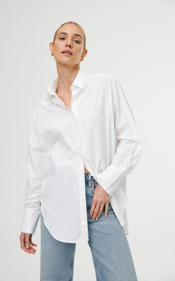 KINNEY Sadie Shirt IVORY