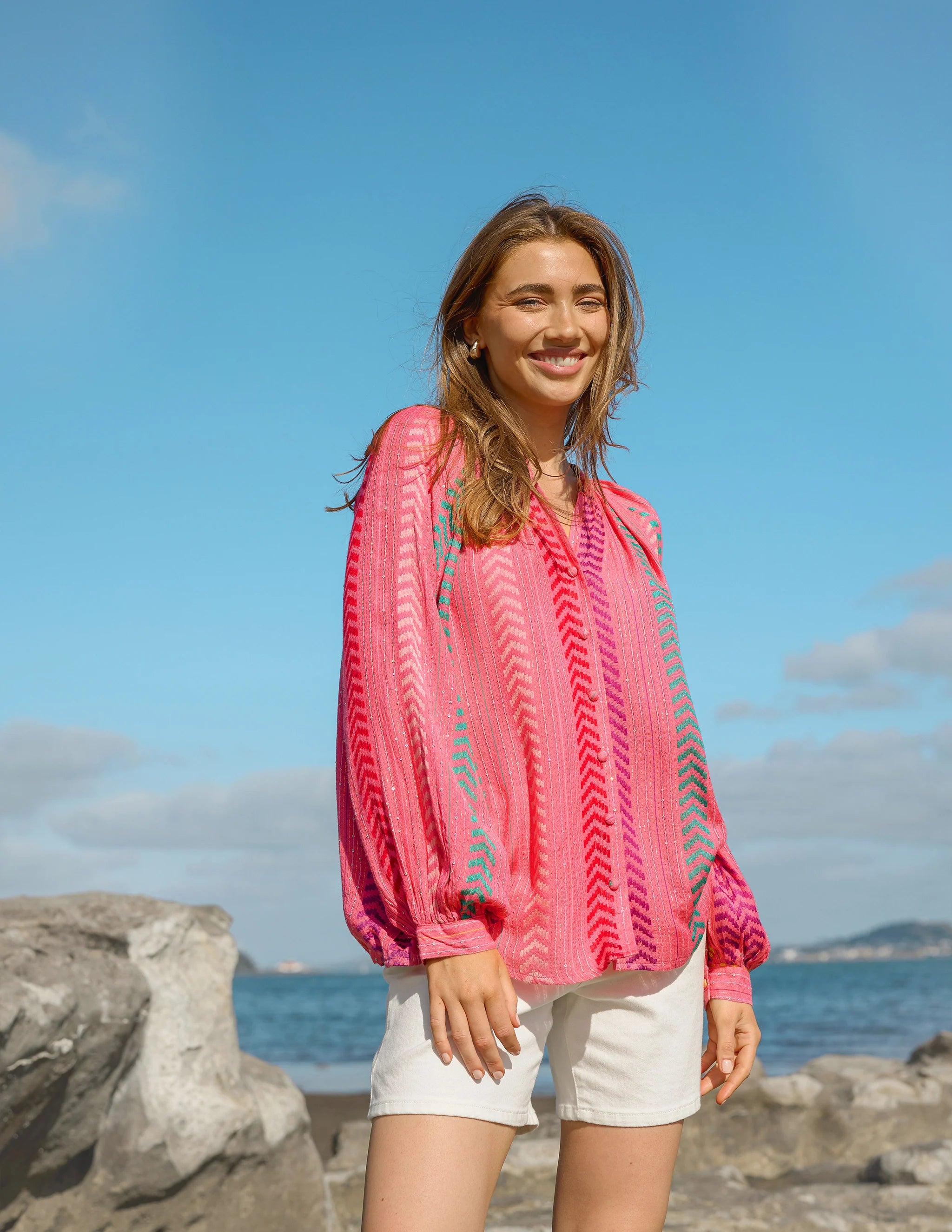 STELLA + GEMMA Dominica Shirt PINK