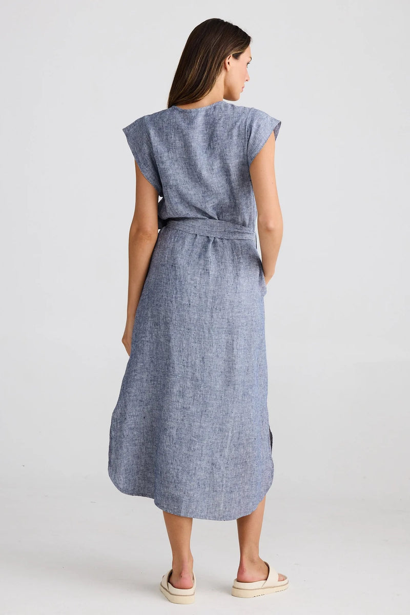 SHANTY Sebou Dress NAVY FLECK