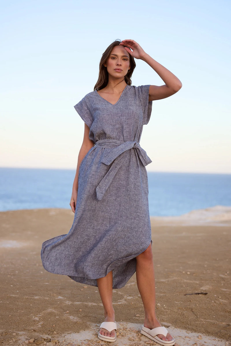 SHANTY Sebou Dress NAVY FLECK