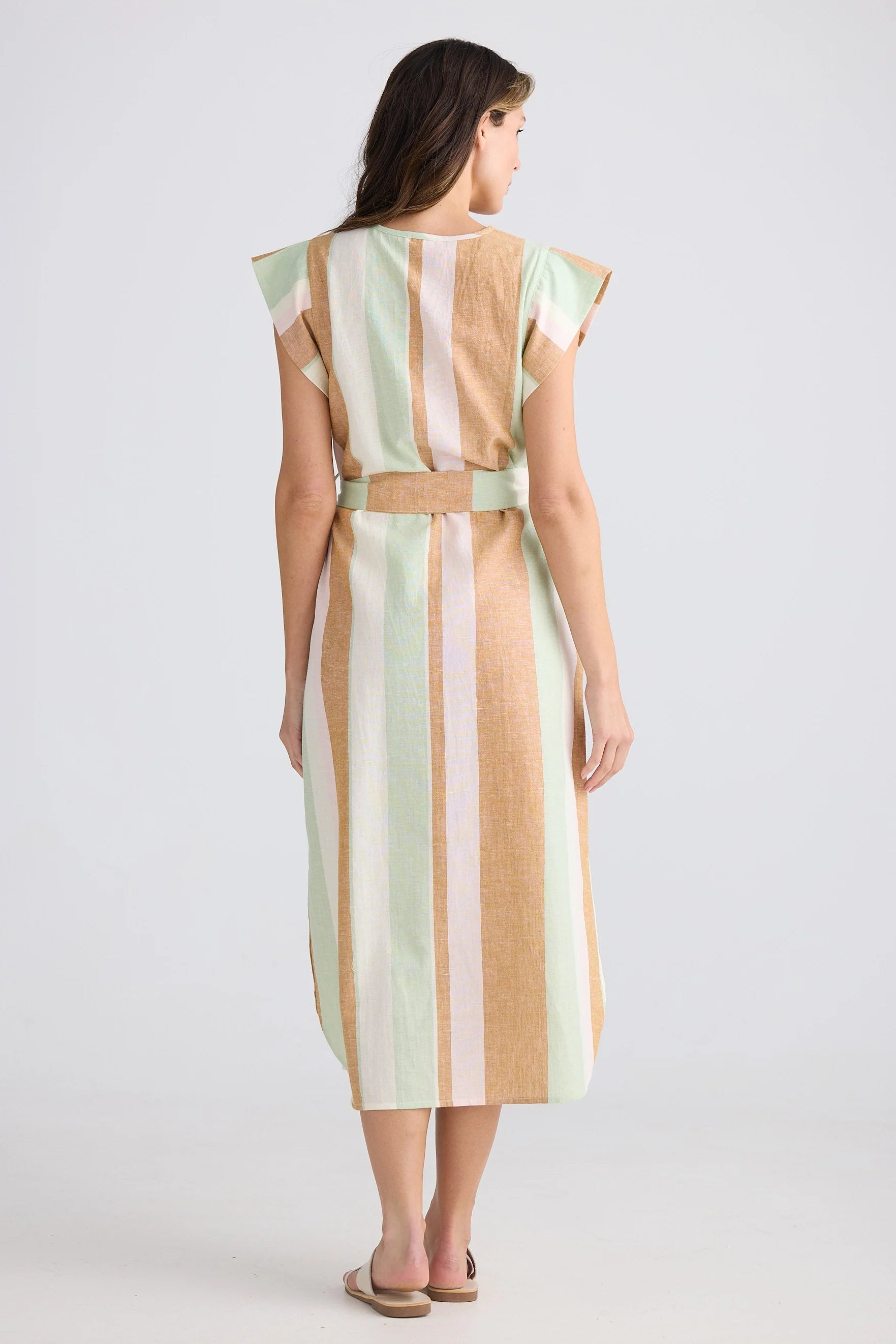 SHANTY Sebou Dress MELON FIELD STRIPE
