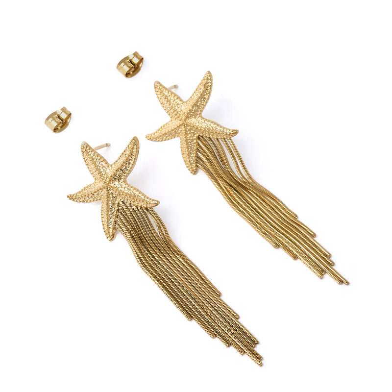 Arms of Eve Shooting Star Earrings GOLD