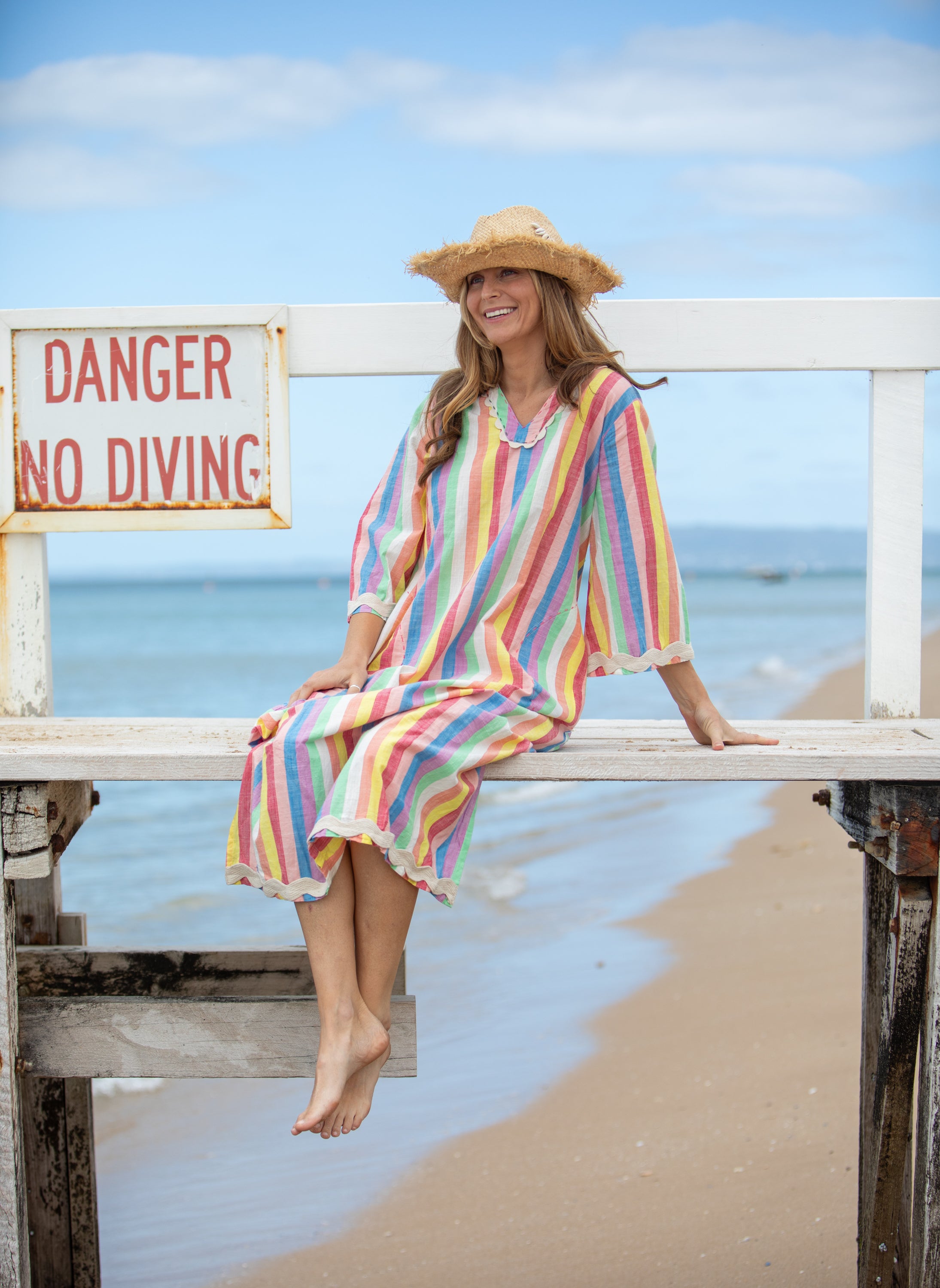 MANDALAY Cabana Maxi Dress MULTI