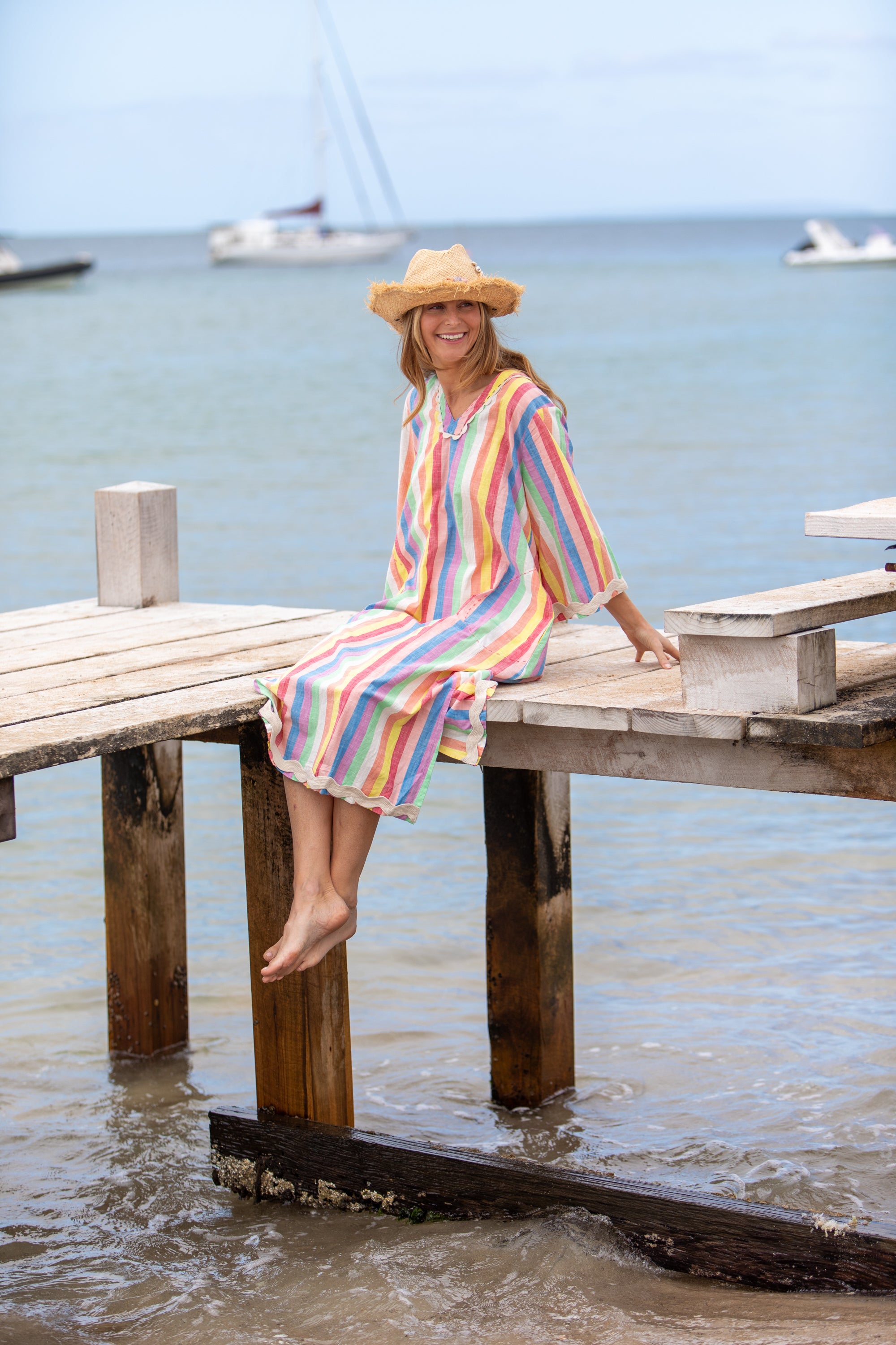 MANDALAY Cabana Maxi Dress MULTI