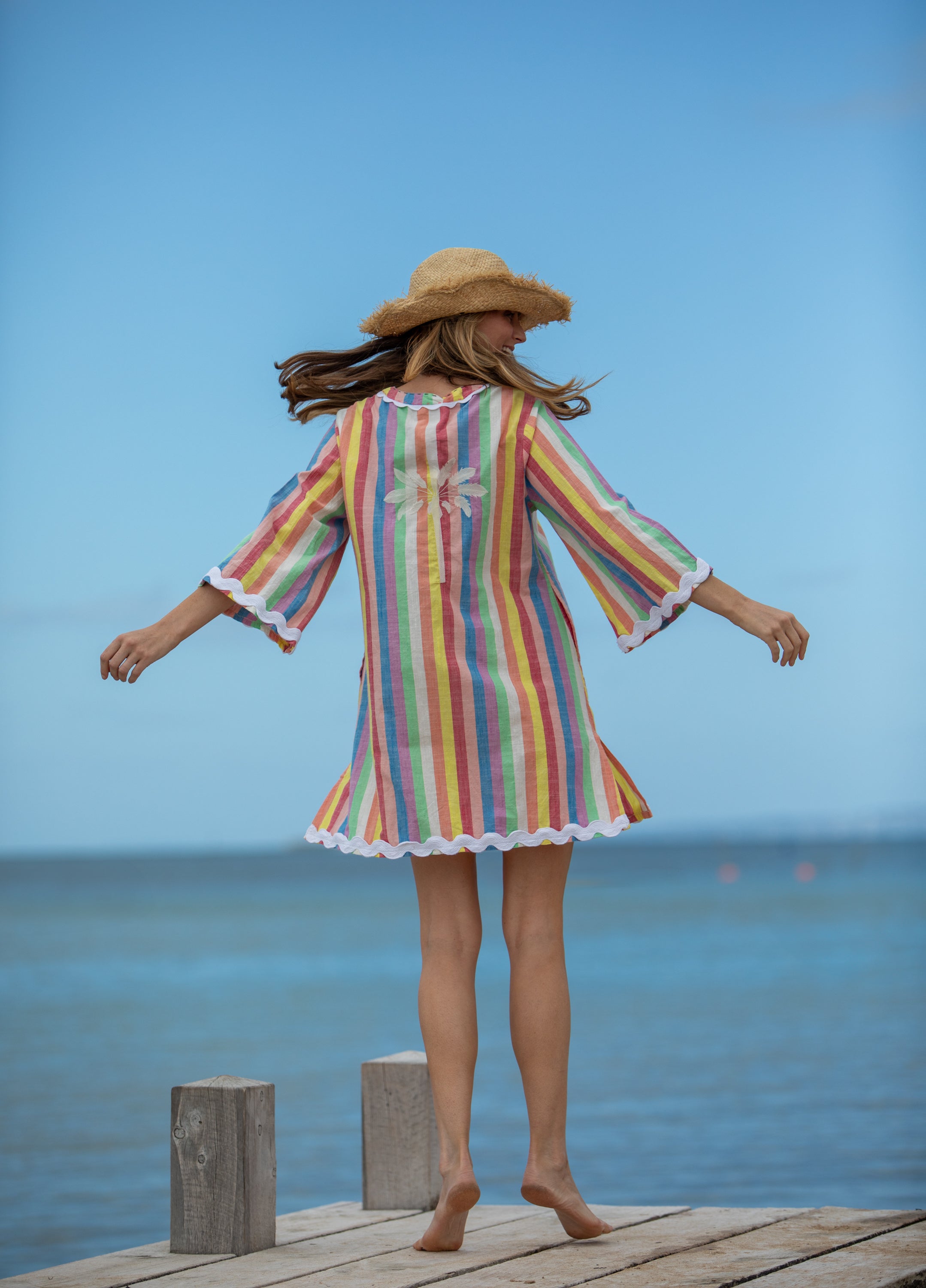 MANDALAY Cabana Midi Dress MULTI