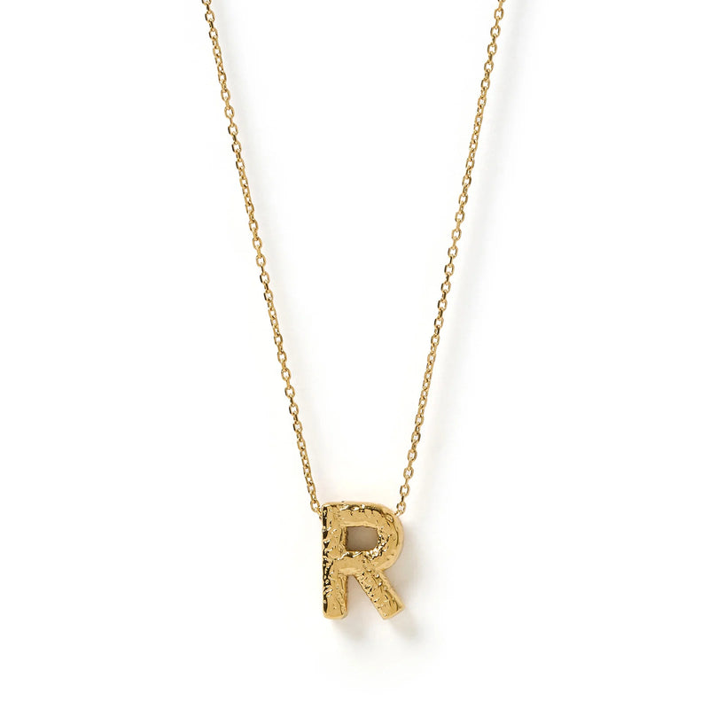 AOE Statement Letter Necklace GOLD