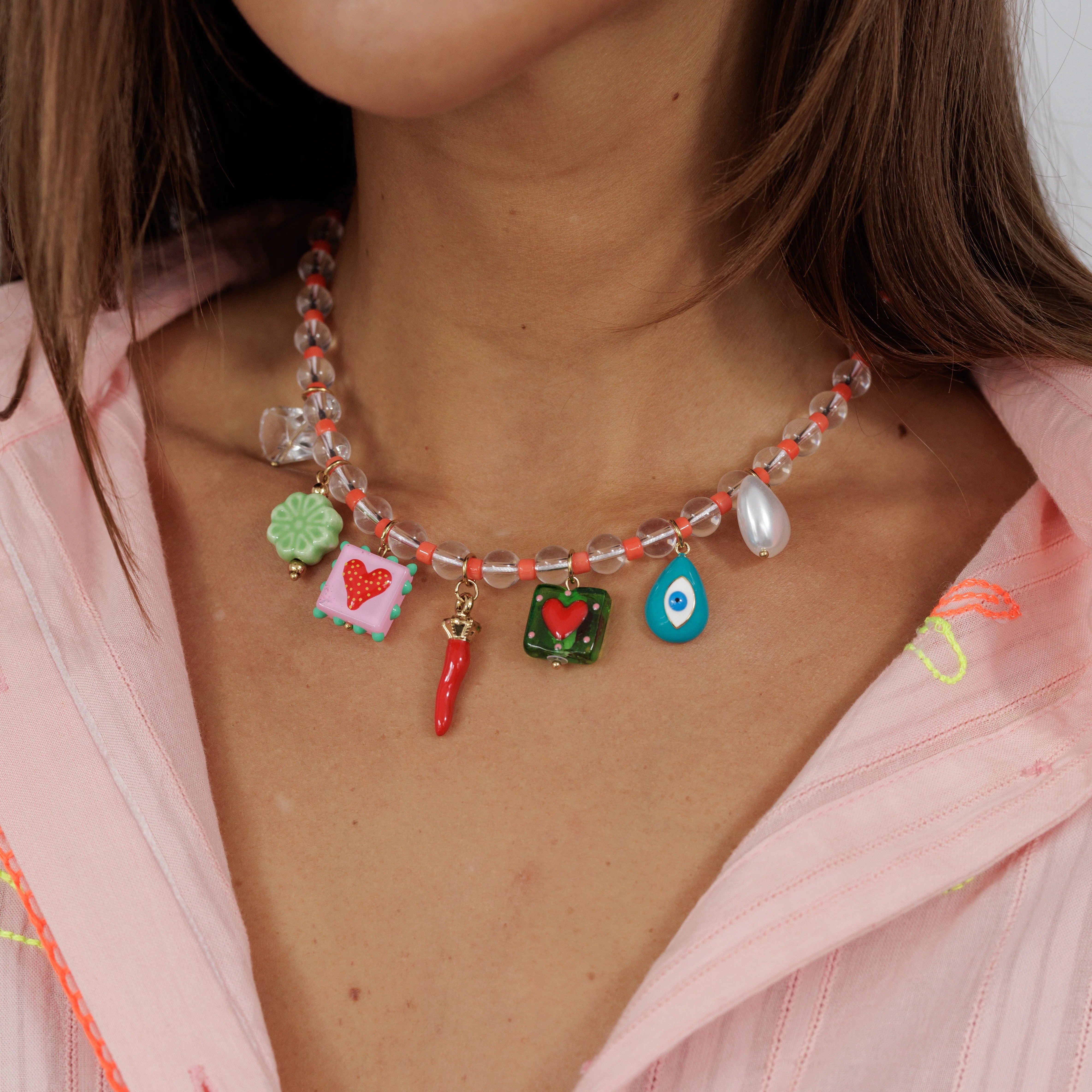 Multi Charm Necklace CHILLI