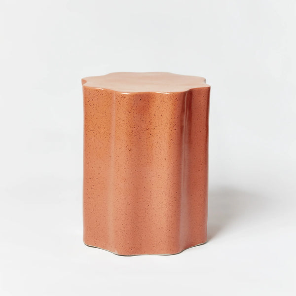 BONNIE & NEIL Wave Speckle Side Table CLAY
