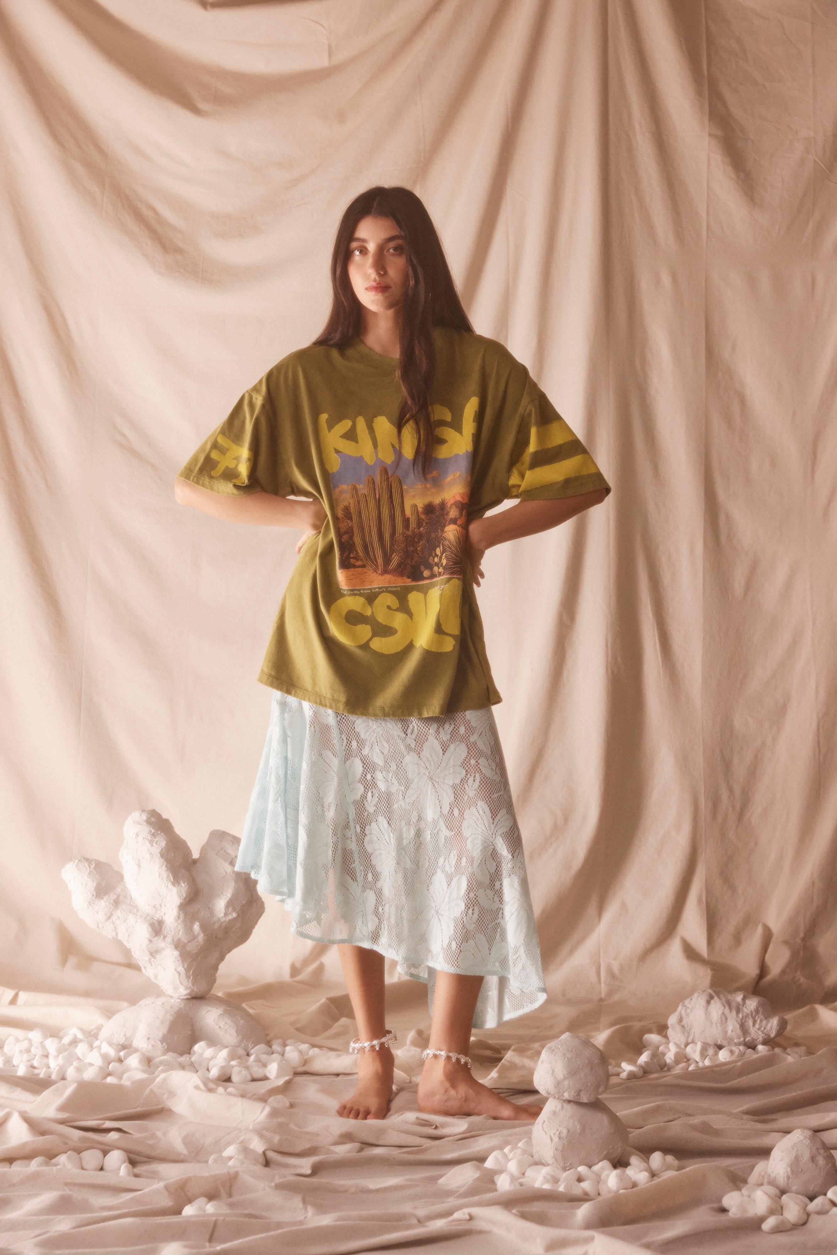 KINGA CSILLA Amalfi Notte Skirt