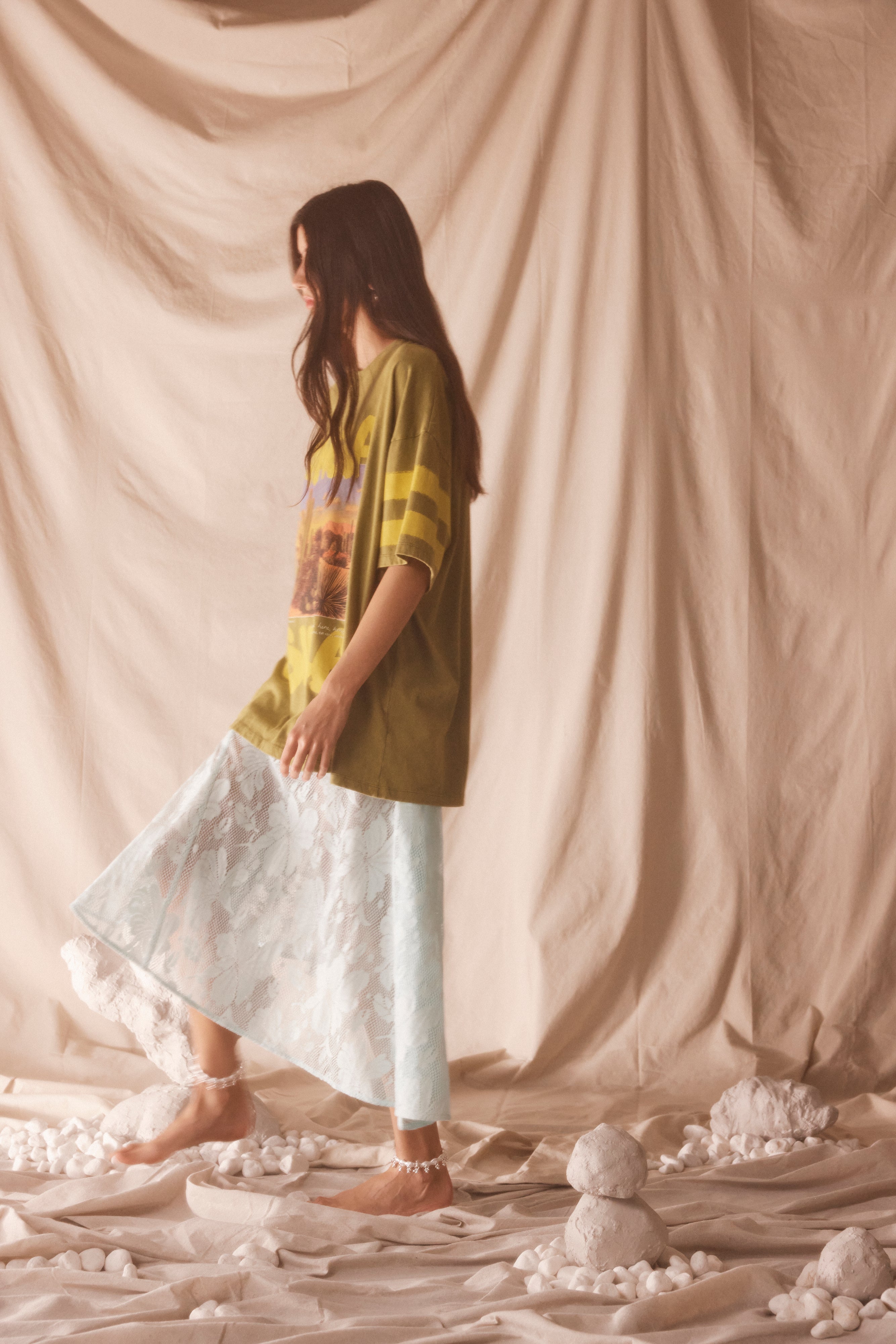 KINGA CSILLA Amalfi Notte Skirt