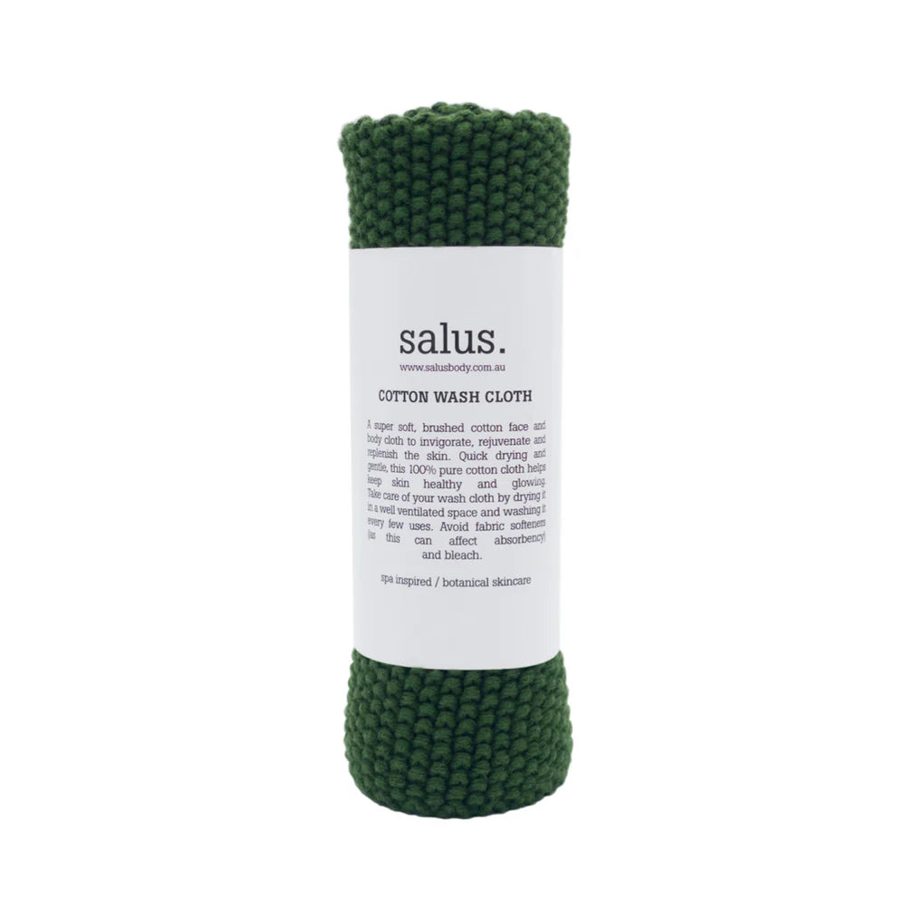 SALUS Cotton Wash Cloth GREEN