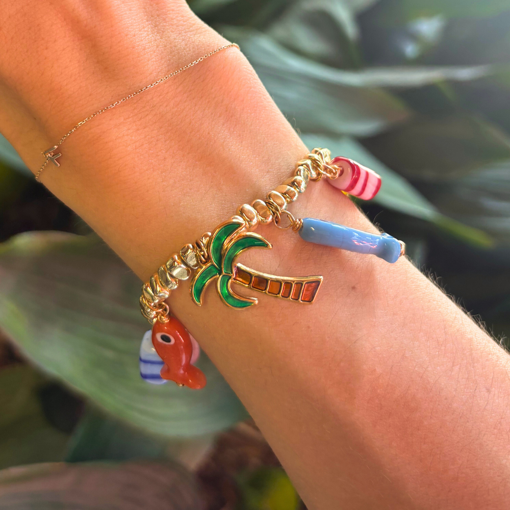 HEI TAI Gold Charm Bracelet SARDINE SUMMER