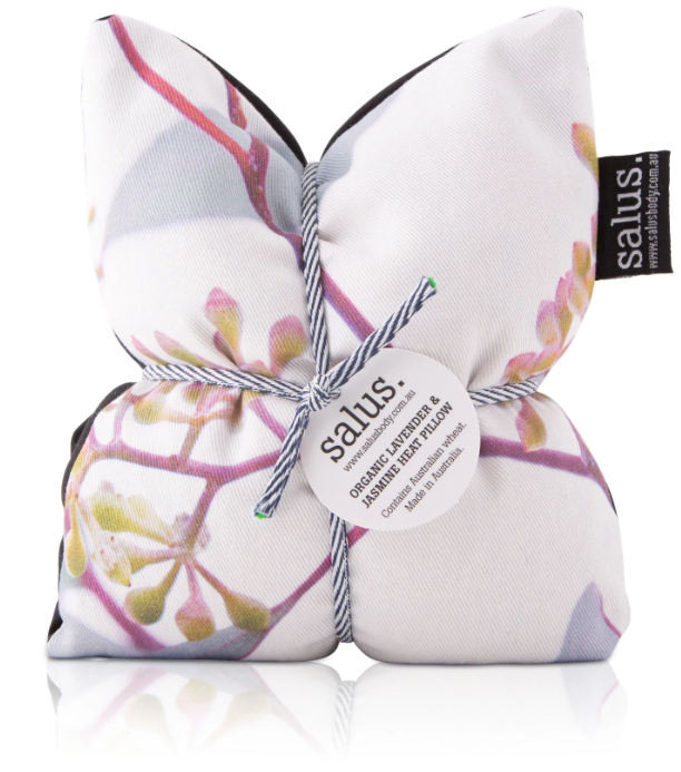 SALUS Heat Pillow Grey Botanical LAVENDER & JASMINE