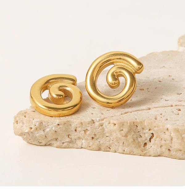 Mini Spiral Earrings GOLD