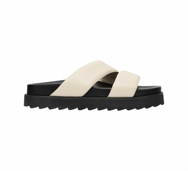 Nude Lucy Platform Slide BONE