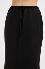 Nude Lucy Amani Linen Skirt BLACK