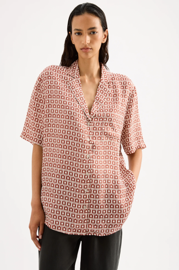 NUDE LUCY Jasper Cupro Shirt