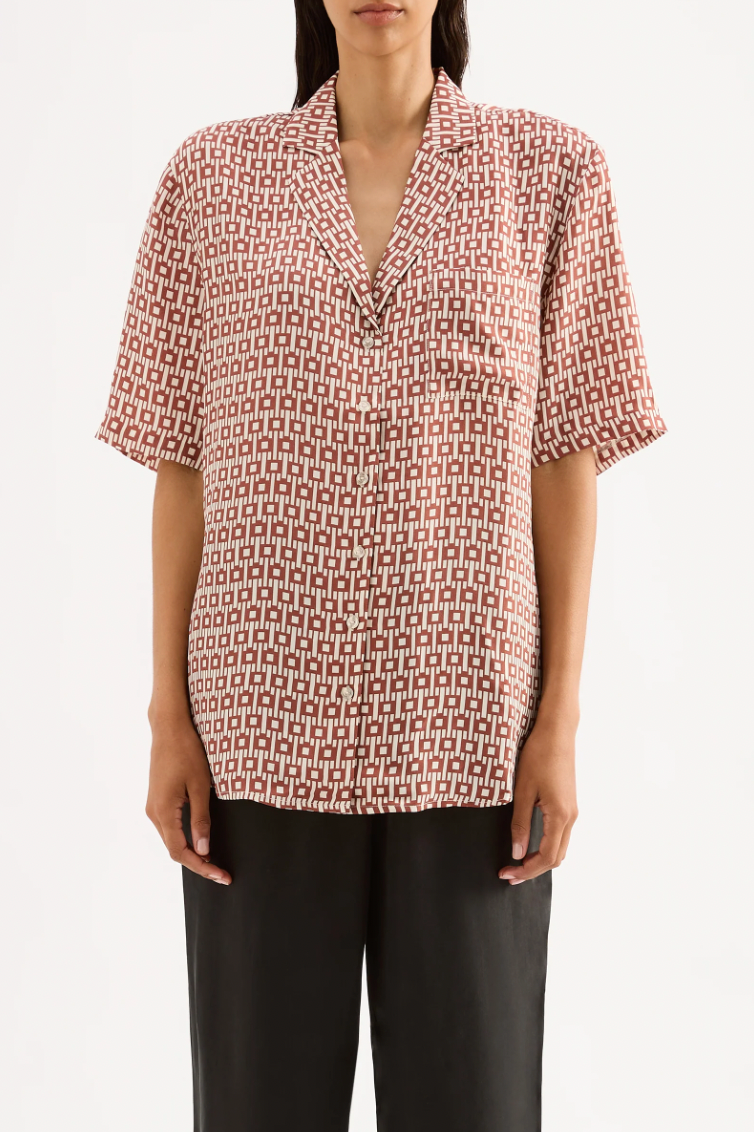 NUDE LUCY Jasper Cupro Shirt