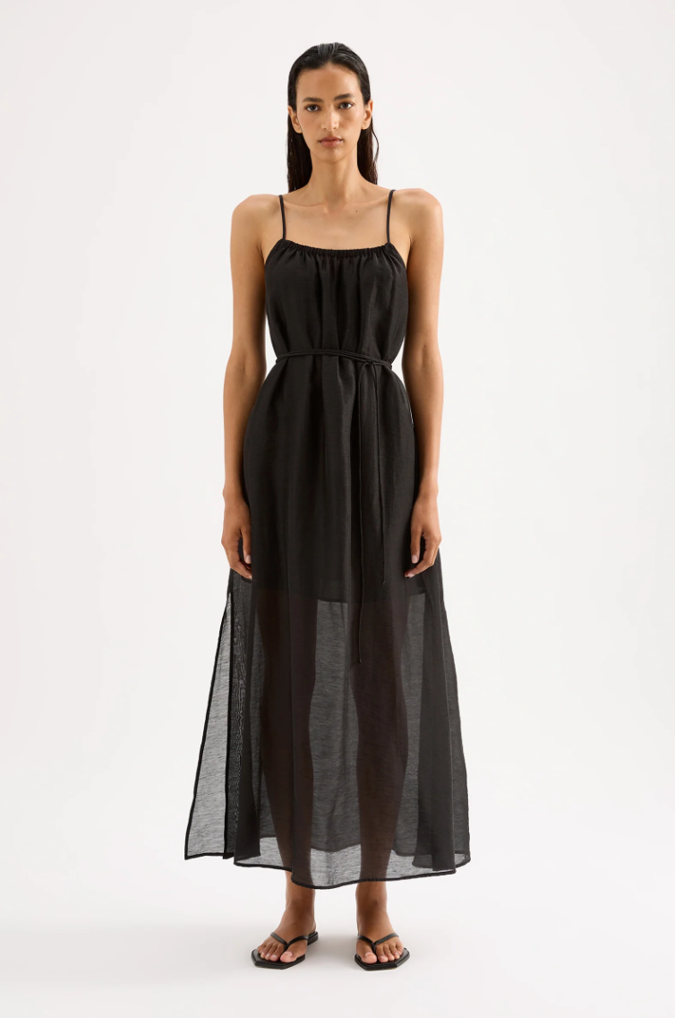 NUDE LUCY Ziki Maxi Dress BLACK