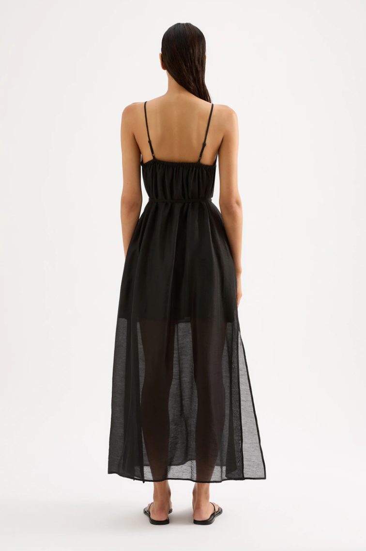 NUDE LUCY Ziki Maxi Dress BLACK